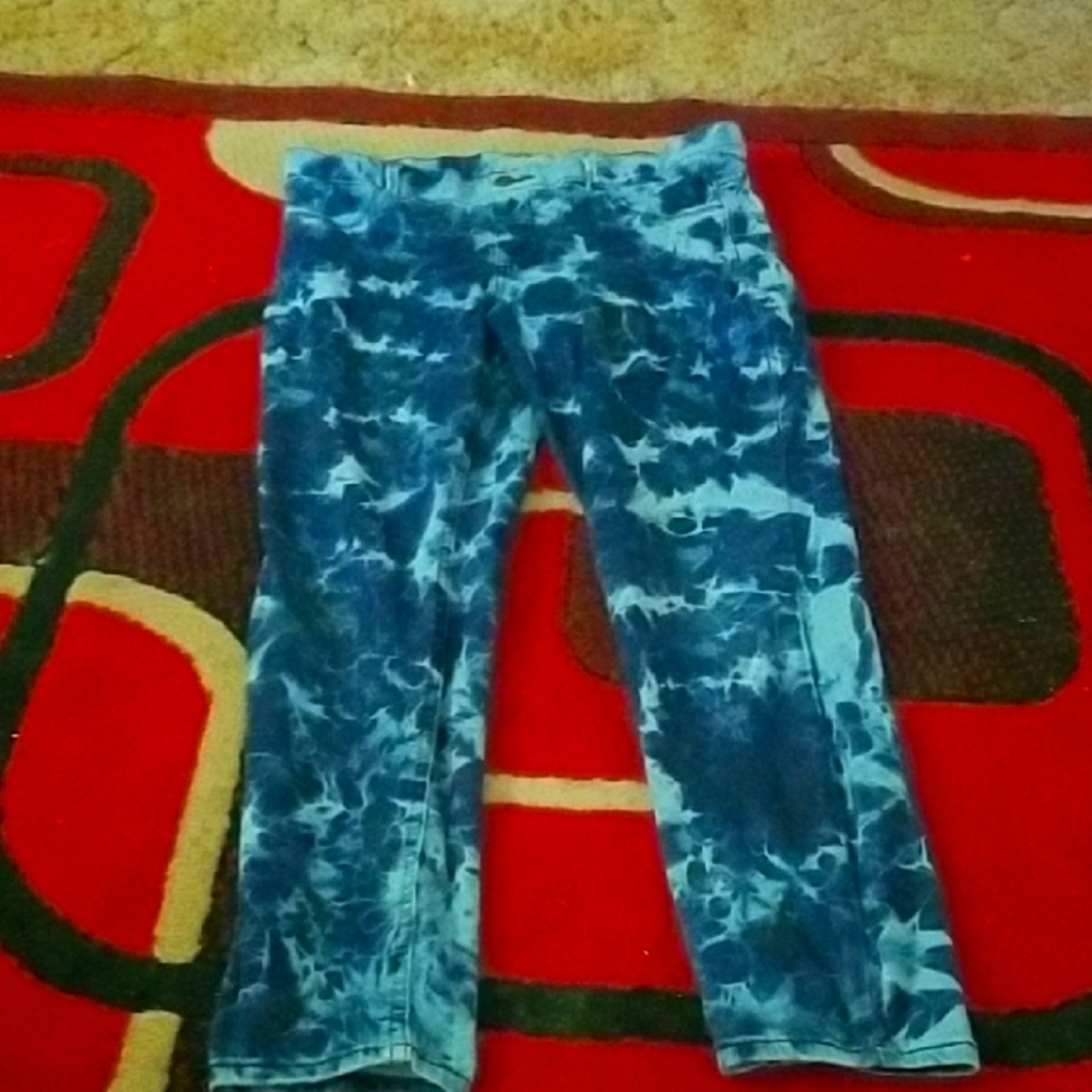 Wonder Nation Blue Jeans Casual Artistic Design